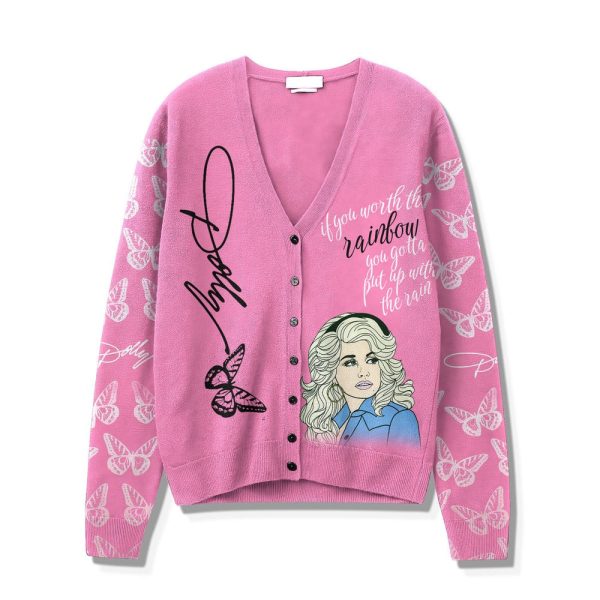 Dolly Parton Unisex Knitted Cardigan - ANHNV 3068