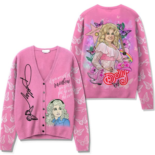 Dolly Parton Unisex Knitted Cardigan - ANHNV 3068