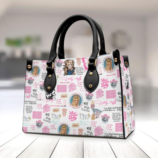Dolly Parton Leather HandBag - ANHNV 3076