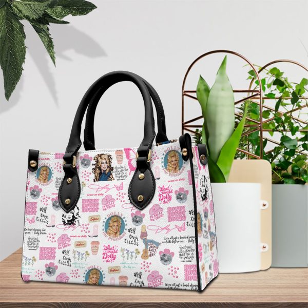 Dolly Parton Leather HandBag - ANHNV 3076