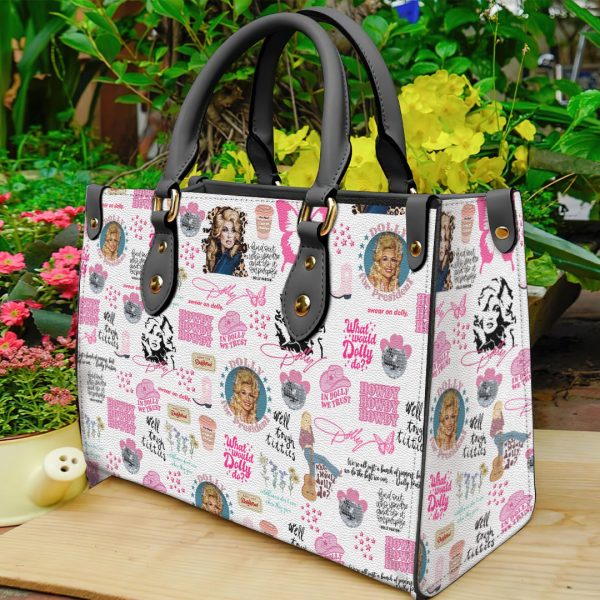 Dolly Parton Leather HandBag - ANHNV 3076