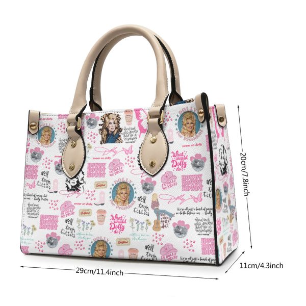 Dolly Parton Leather HandBag - ANHNV 3076
