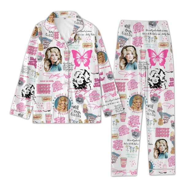 Dolly Parton Button Down Pajamas Set – ANHNV 3080