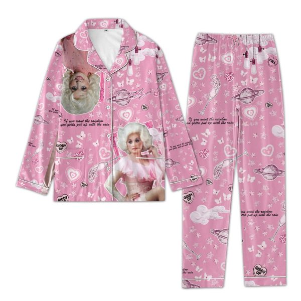 Dolly Parton Button Down Pajamas Set – ANHNV 3081