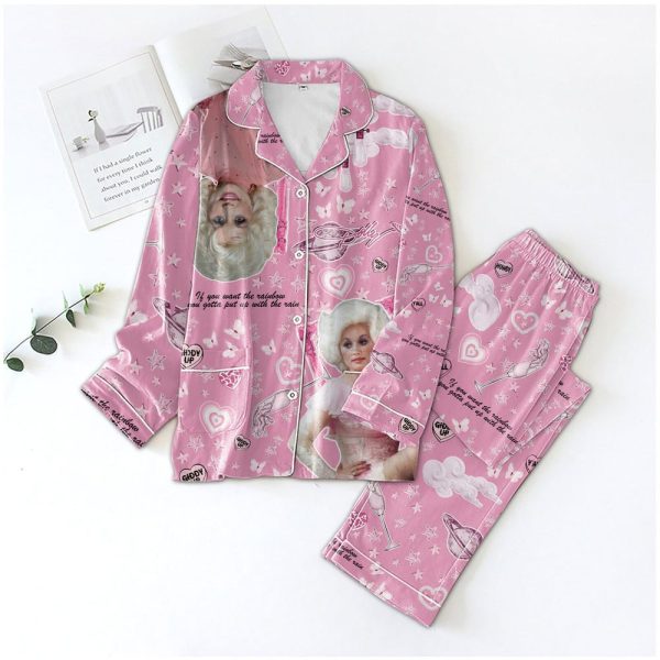 Dolly Parton Button Down Pajamas Set – ANHNV 3081