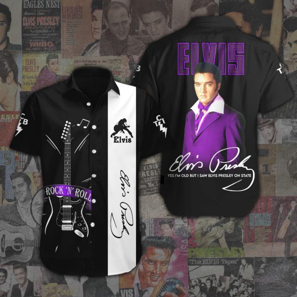 Elvis Presley Short Sleeve Dress Shirt - ANHNV 3114