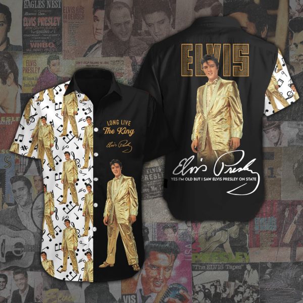 Elvis Presley Short Sleeve Dress Shirt - ANHNV 3115