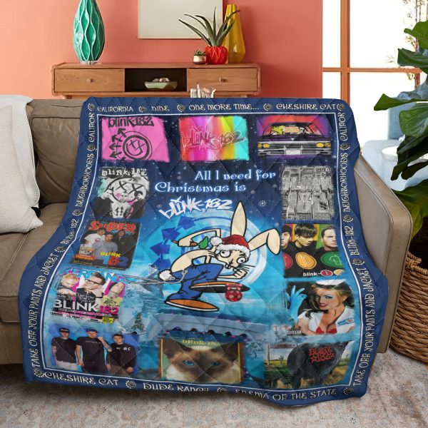 Blink-182 Quilt Blanket - VANDH 1309
