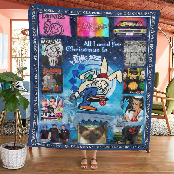 Blink-182 Quilt Blanket - VANDH 1309