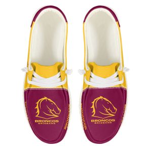 Brisbane Broncos Custom Hey Dude Shoes - VANDH 1286