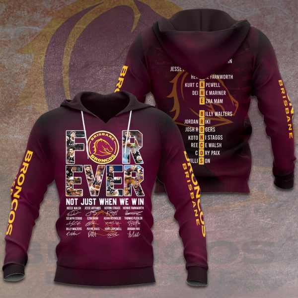 Brisbane Broncos 3D Apparel - VANDH 1208