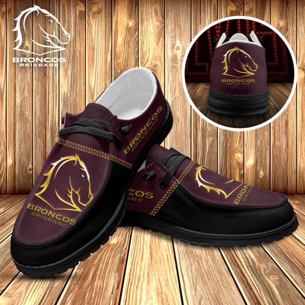 Brisbane Broncos Custom Hey Dude Shoes - VANDH 1277