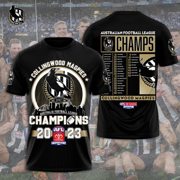 Collingwood FC 3D Apparel - TANTN 2626