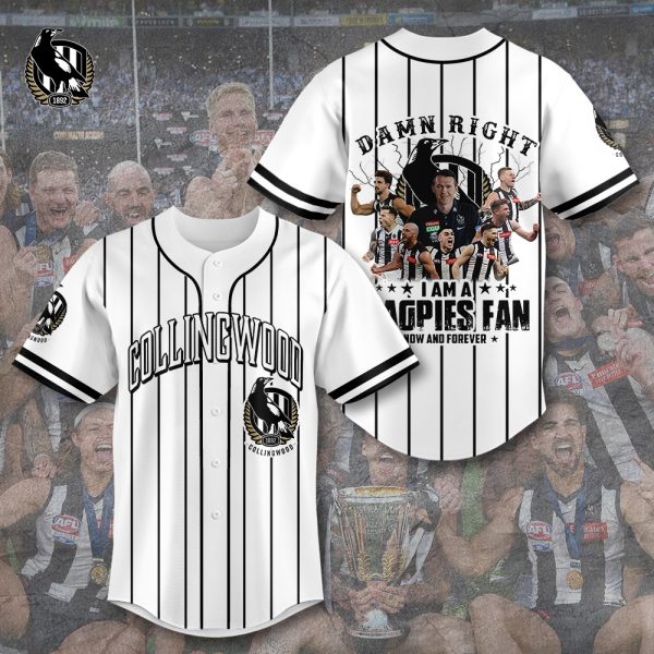 Collingwood FC Baseball Jersey - TANTN 2745