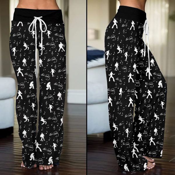 Elvis Presley High-Waisted Straight-Leg Trousers - TANTN 2935