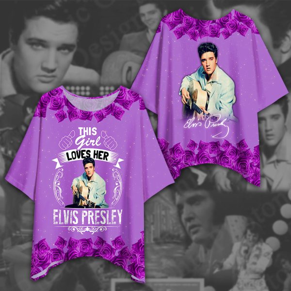 Elvis Presley Women's Bat Sleeve Shirt - NGHIAVT 0833