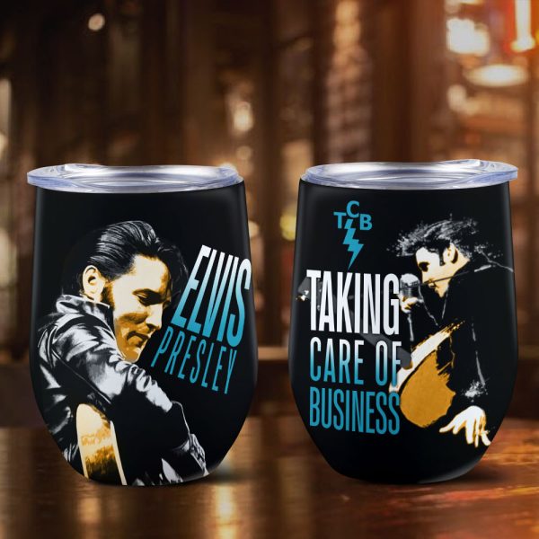 Elvis Presley Wine Tumbler - VANDH 1342
