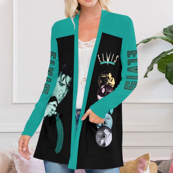 Elvis Presley Women's Patch Pocket Cardigan - VANDH 1433