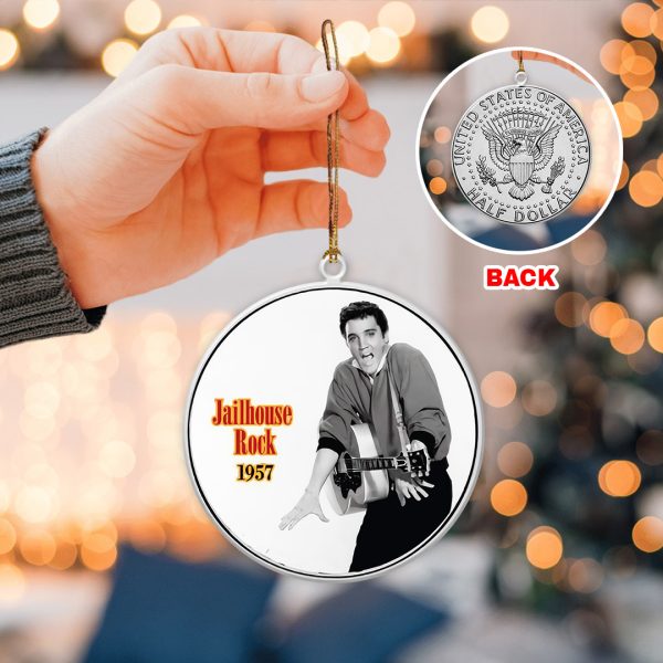 Elvis Presley 2-Side Printed Acrylic Ornament - TANTN 2801.4