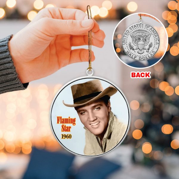 Elvis Presley 2-Side Printed Acrylic Ornament - TANTN 2802.6