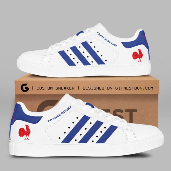 France National Rugby Union Team Custom SS Shoes - TANTN 2645