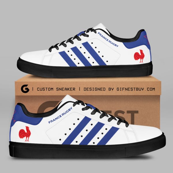 France National Rugby Union Team Custom SS Shoes - TANTN 2645