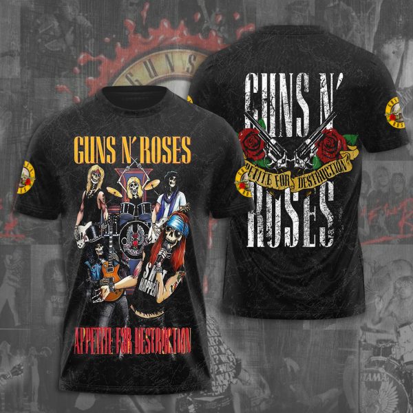 Guns N' Roses 3D Apparel - NGHIAVT 0821