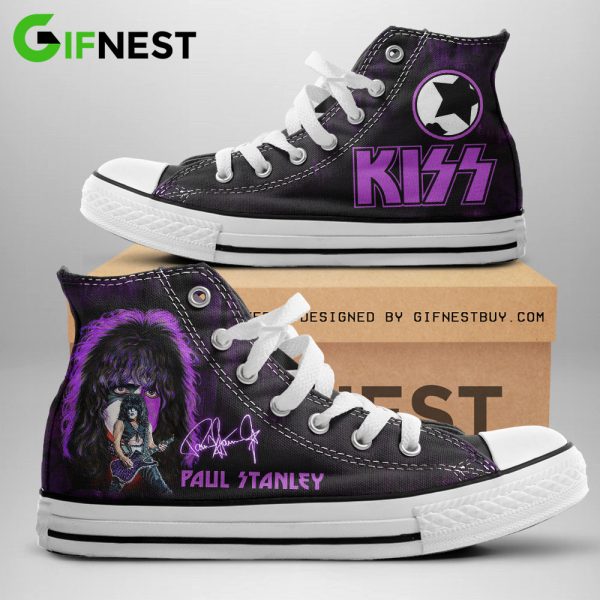 Kiss Band High Top Canvas Shoes - NGHIAVT 0838