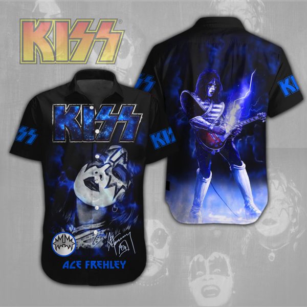 Kiss Band Short Sleeve Dress Shirt - NGHIAVT 0840