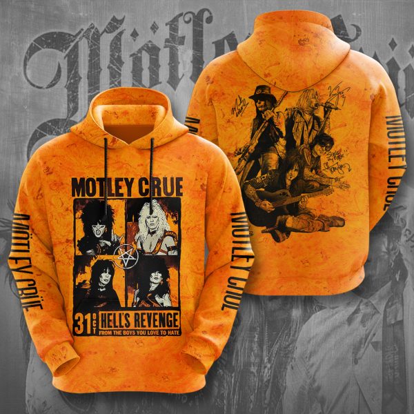 Mötley Crüe 3D Apparel - NGHIAVT 0818