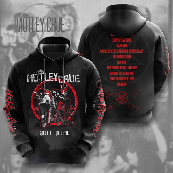 Mötley Crüe 3D Apparel - NGHIAVT 0819