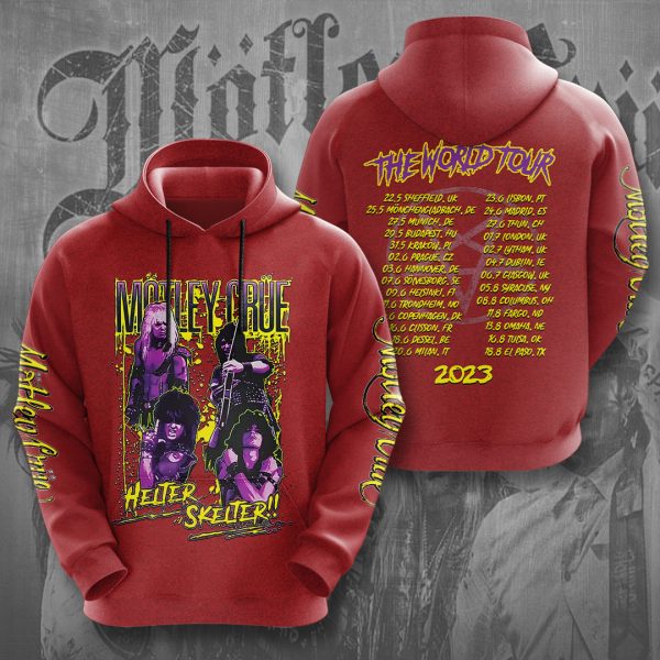 Mötley Crüe 3D Apparel - NGHIAVT 0817