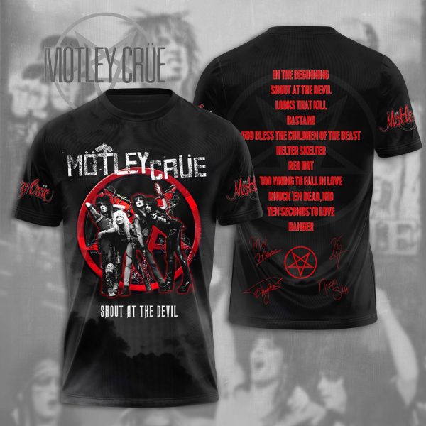 Mötley Crüe 3D Apparel - NGHIAVT 0819
