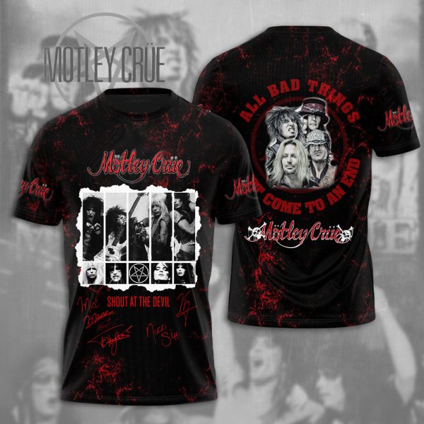 Mötley Crüe 3D Apparel - NGHIAVT 0820