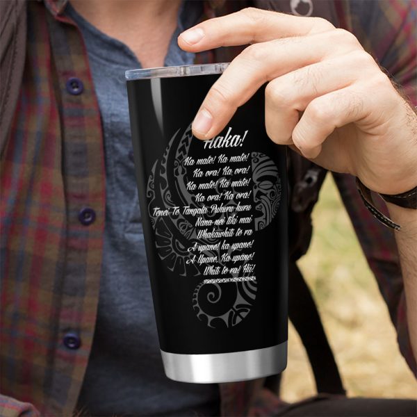 Personalized New Zealand National Rugby Union Team All Blacks Tumbler Cup - VANDH 1185