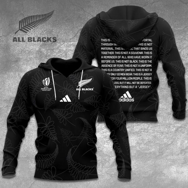New Zealand National Rugby Union Team All Blacks 3D Apparel - VANDH 1183
