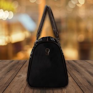 New Zealand National Rugby Union Team All Blacks Leather Duffle Bag - VANDH 1230