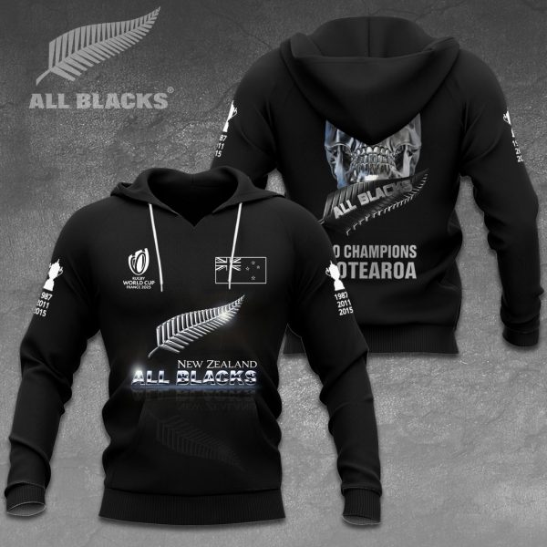 New Zealand National Rugby Union Team All Blacks 3D Apparel - VANDH 1424