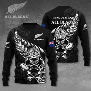 New Zealand National Rugby Union Team All Blacks 3D Apparel - VANDH 1425