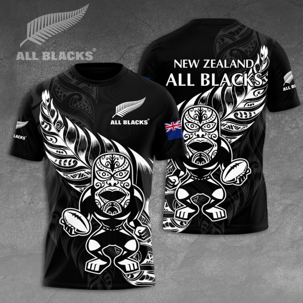 New Zealand National Rugby Union Team All Blacks 3D Apparel - VANDH 1425
