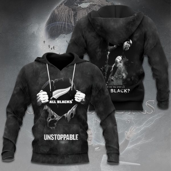 New Zealand National Rugby Union Team All Blacks 3D Apparel - VANDH 1220
