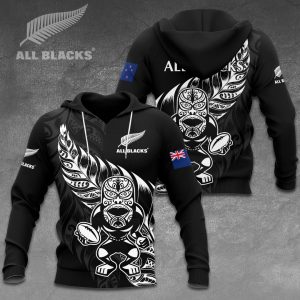 New Zealand National Rugby Union Team All Blacks 3D Apparel - VANDH 1425