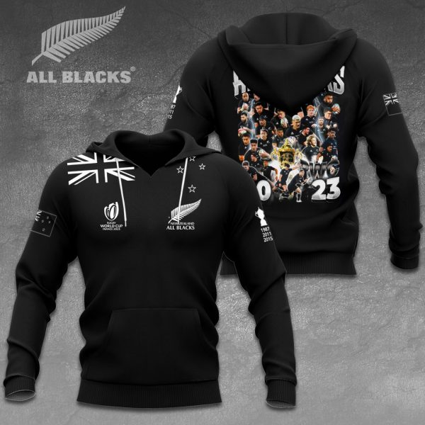 New Zealand National Rugby Union Team All Blacks 3D Apparel - VANDH 1448