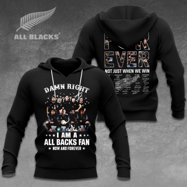 New Zealand National Rugby Union Team All Blacks 3D Apparel - VANDH 1494
