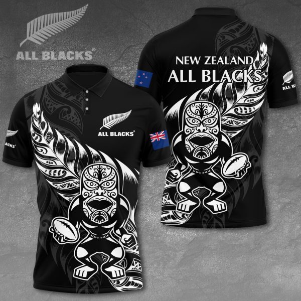 New Zealand National Rugby Union Team All Blacks 3D Apparel - VANDH 1425