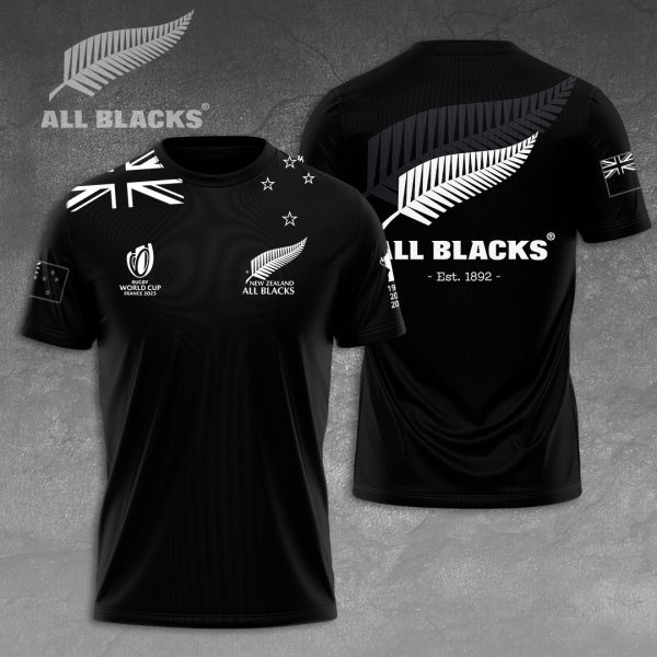 New Zealand National Rugby Union Team All Blacks 3D Apparel - VANDH 1271