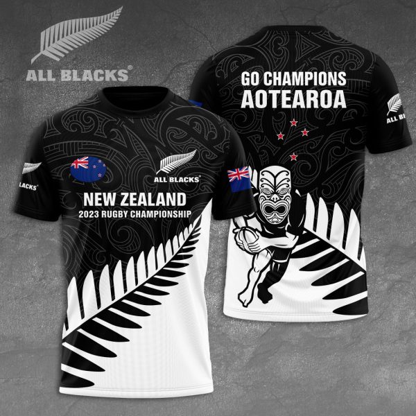 New Zealand National Rugby Union Team All Blacks 3D Apparel - VANDH 1426