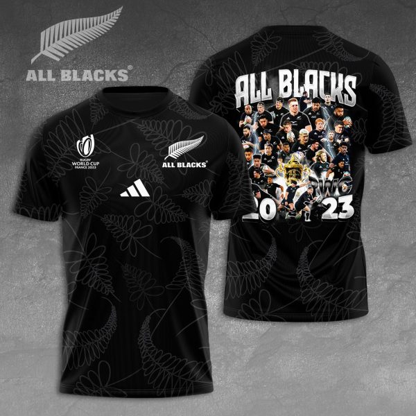 New Zealand National Rugby Union Team All Blacks 3D Apparel - VANDH 1450