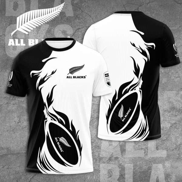 New Zealand National Rugby Union Team All Blacks 3D Apparel - TANTN 2769