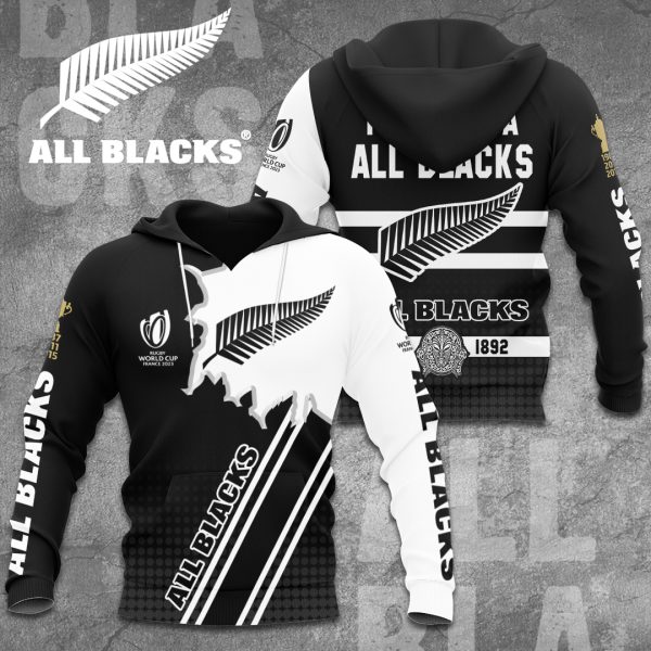 New Zealand National Rugby Union Team All Blacks 3D Apparel - TANTN 2856